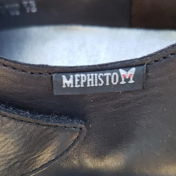 Mephisto Black Luce Flats Size 10 - Picture 14 of 16